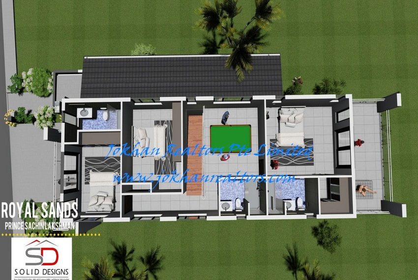 Internal 3D render 2nd Floor 1